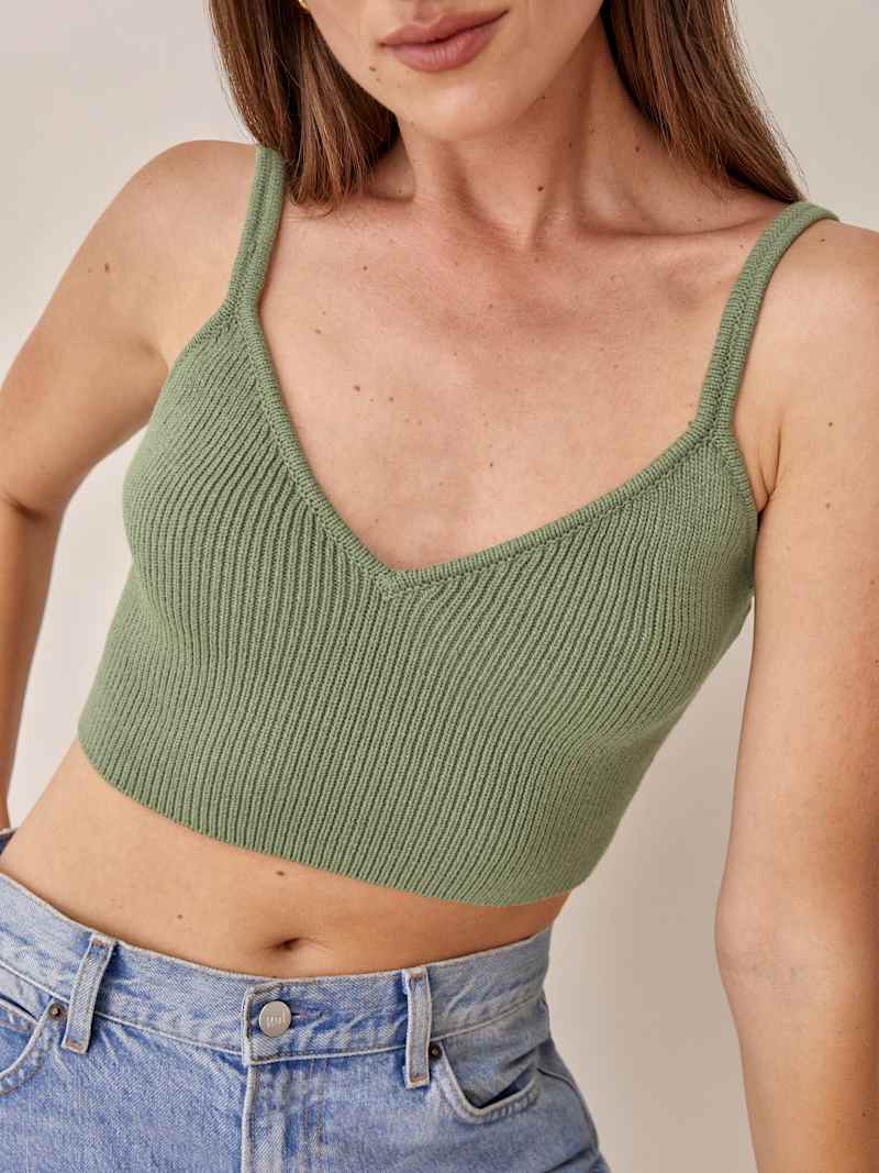 Lita Cotton Cropped Tank