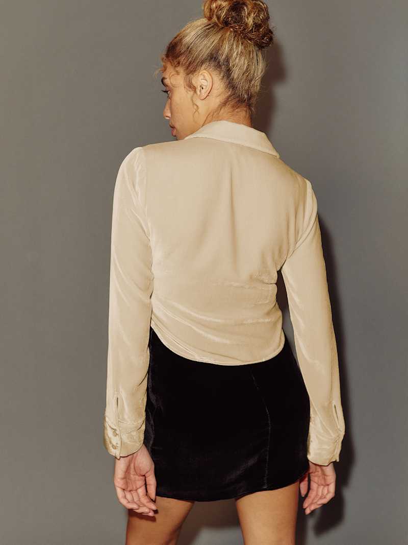 Cam Velvet Top