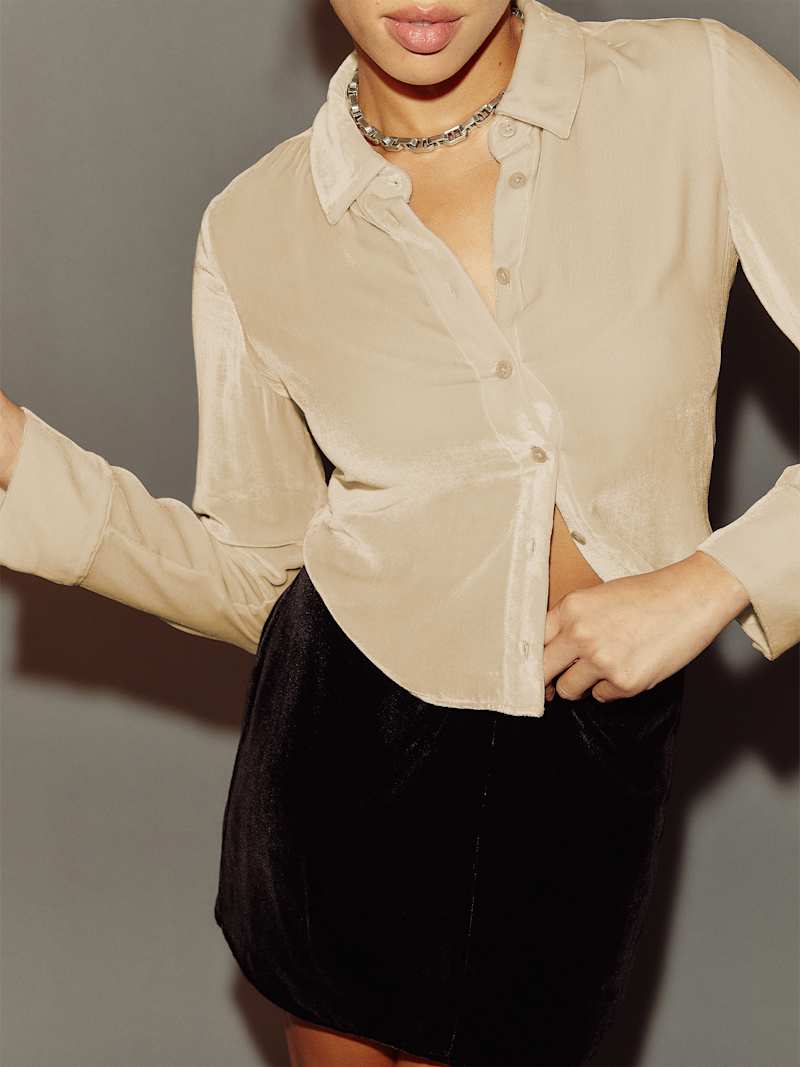 Cam Velvet Top