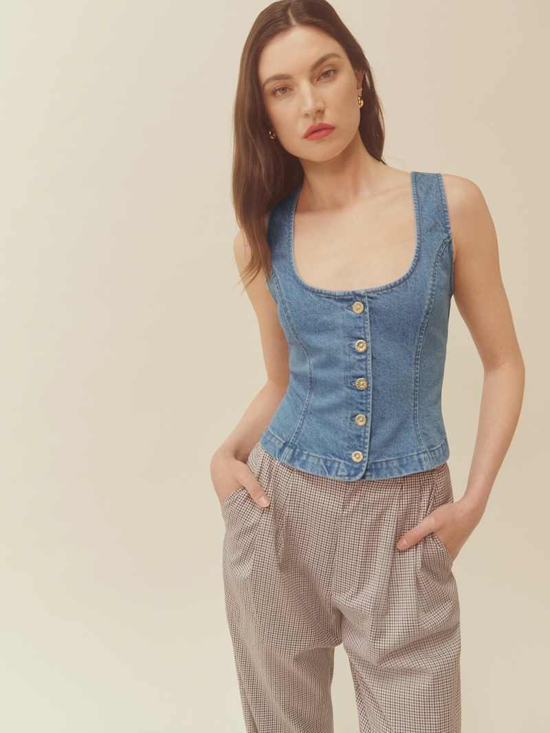 Tai Denim Top