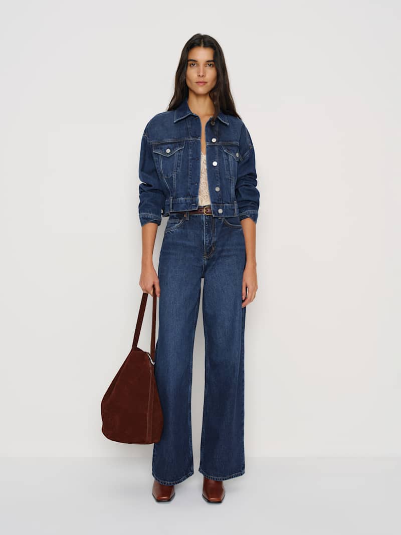 Jori Cropped Denim Jacket