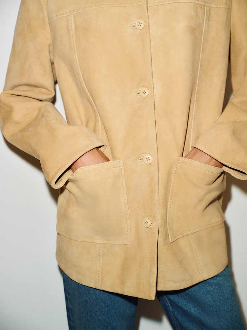 Veda Lincoln Suede Shirt Jacket