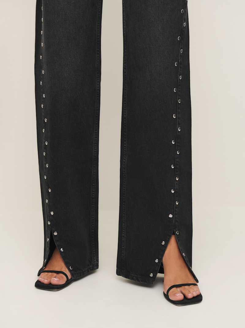 Cary High Rise Slouchy Straight Leg Jeans