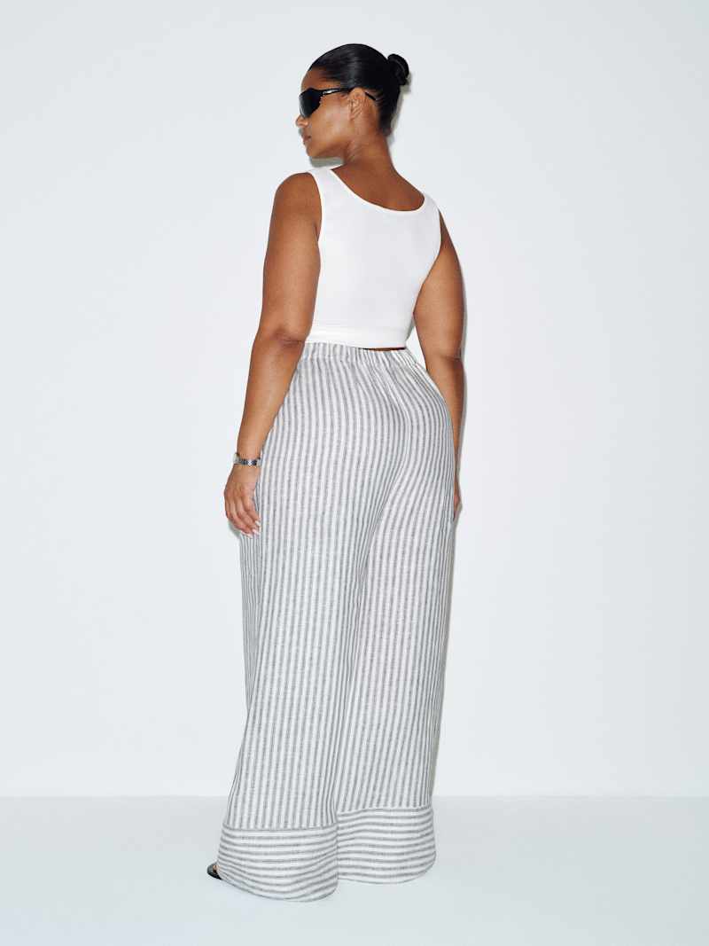 Fernando Linen Wide Leg Pant Es