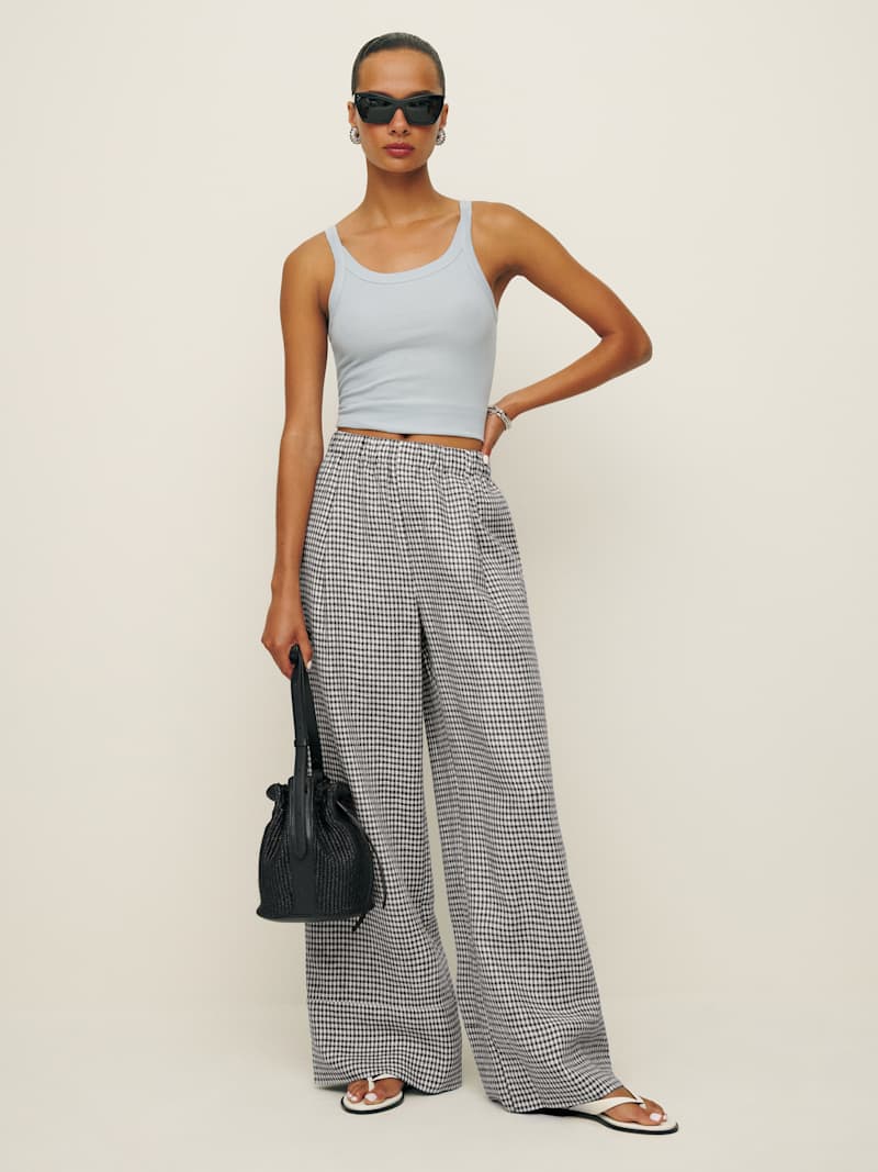 Fernando Linen Wide Leg Short Pant