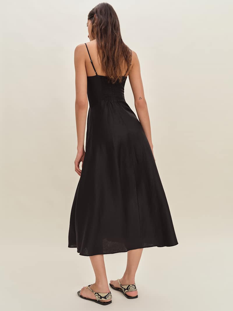Monette Linen Dress