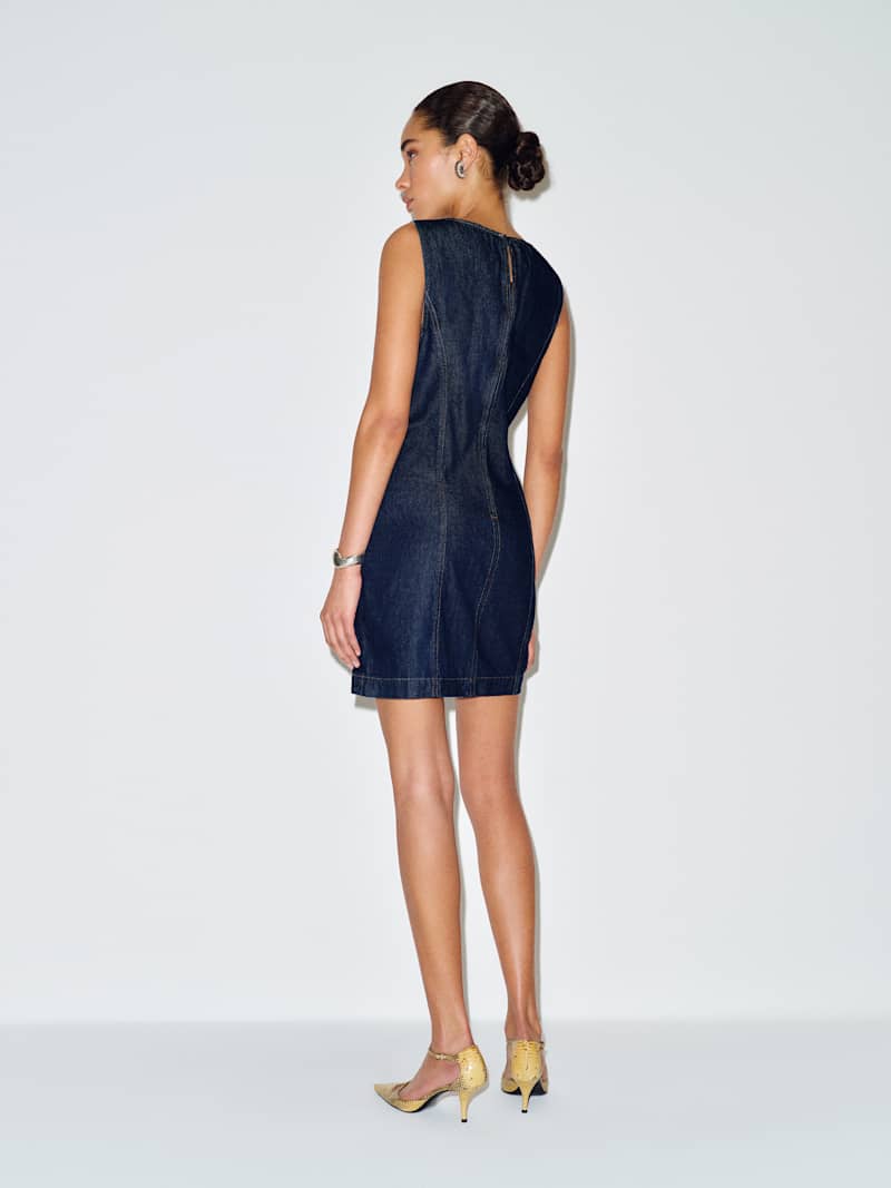 Citron Denim Mini Dress
