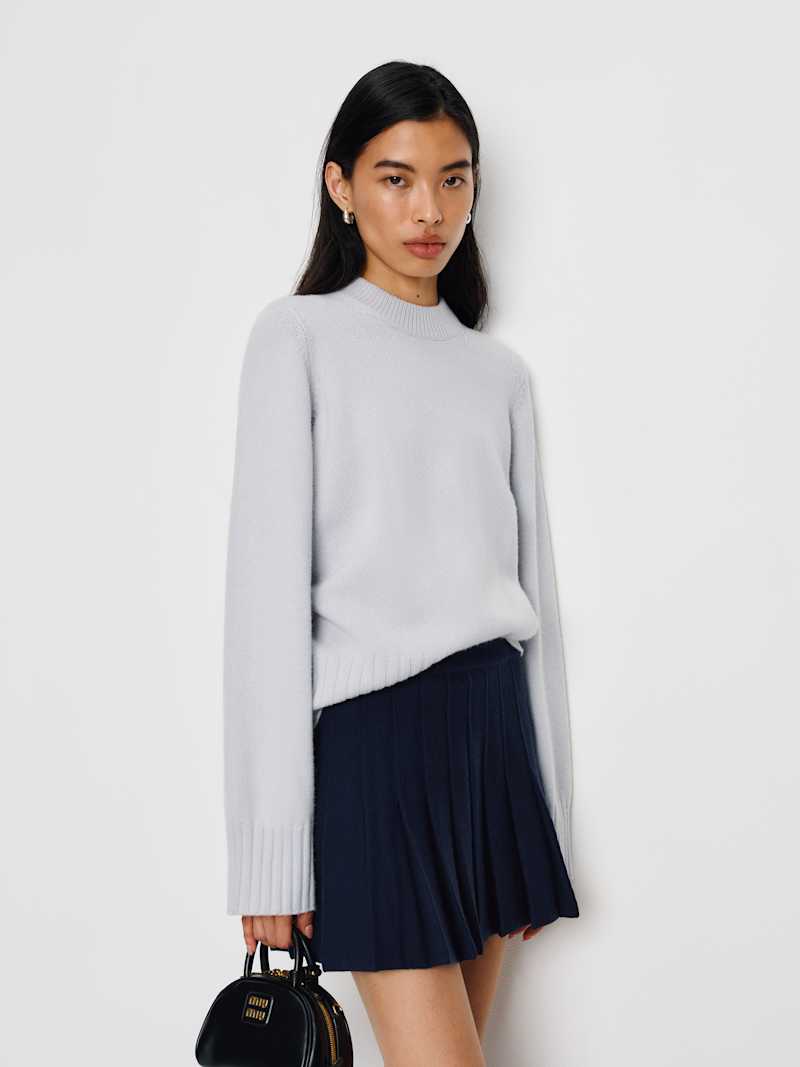 Mina Regenerative Merino Pleated Skirt