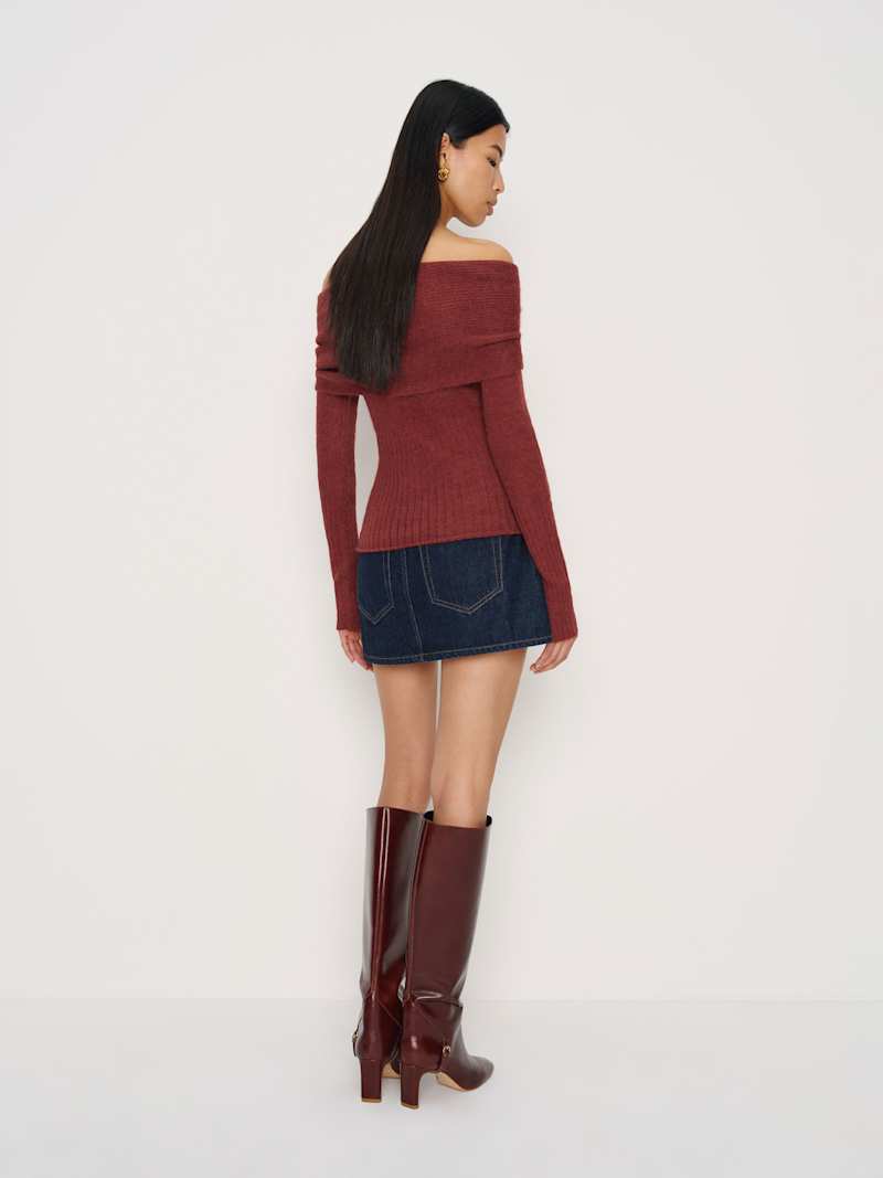 Florie Twist Front Sweater