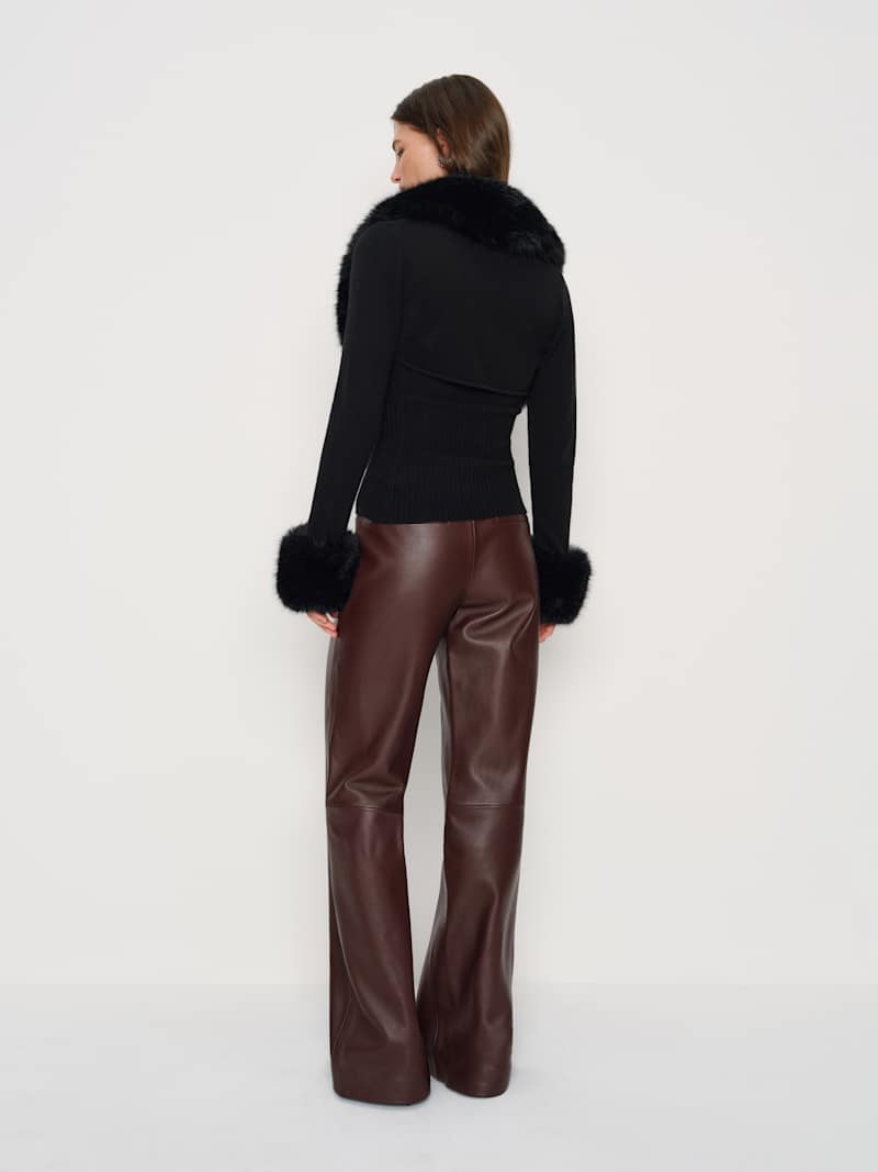 Clarissa Cashmere Faux Fur Bolero Set