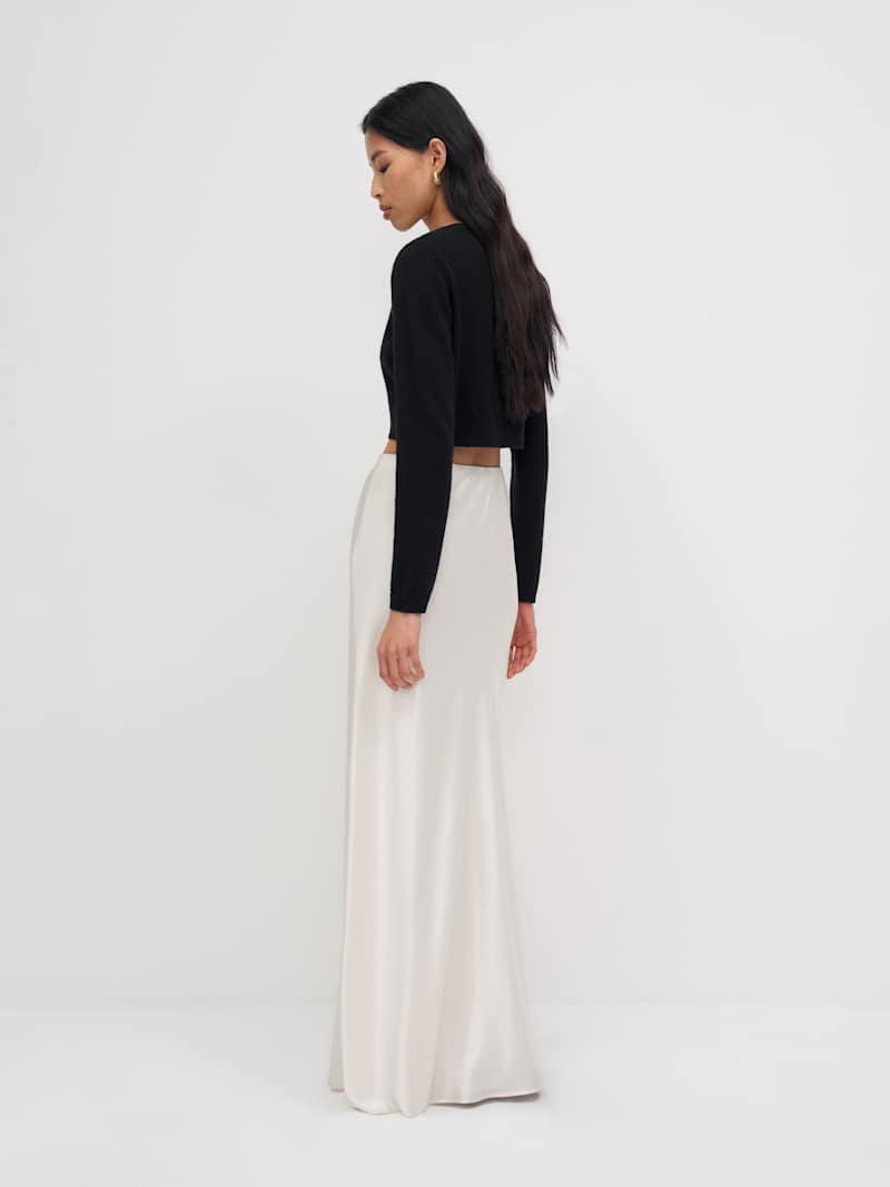 Janie Cashmere Crew Cardigan
