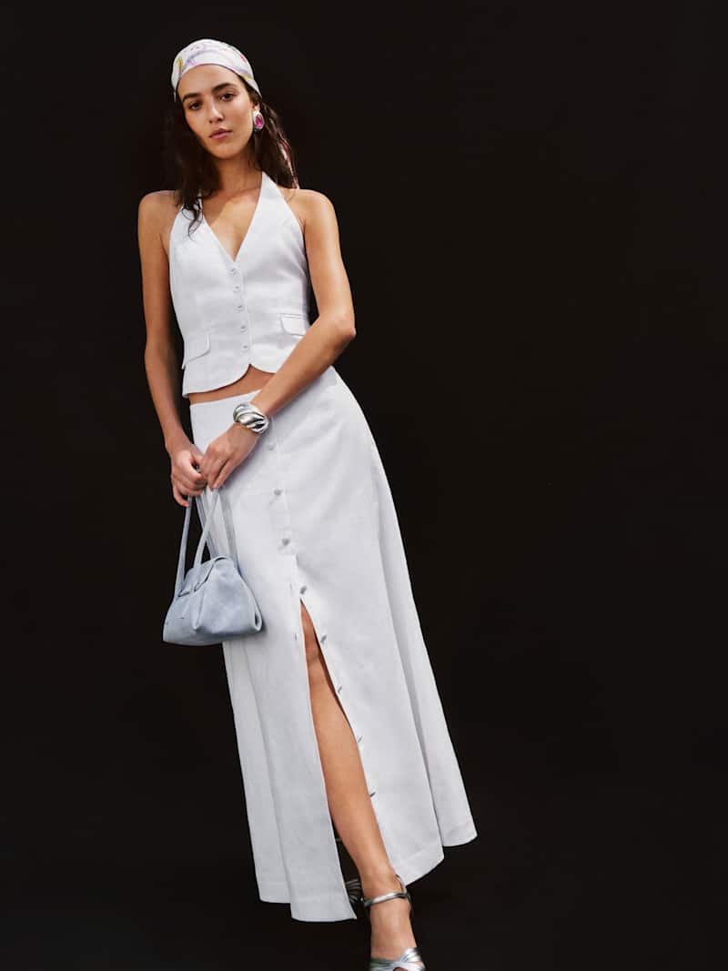 Aida Linen Vest