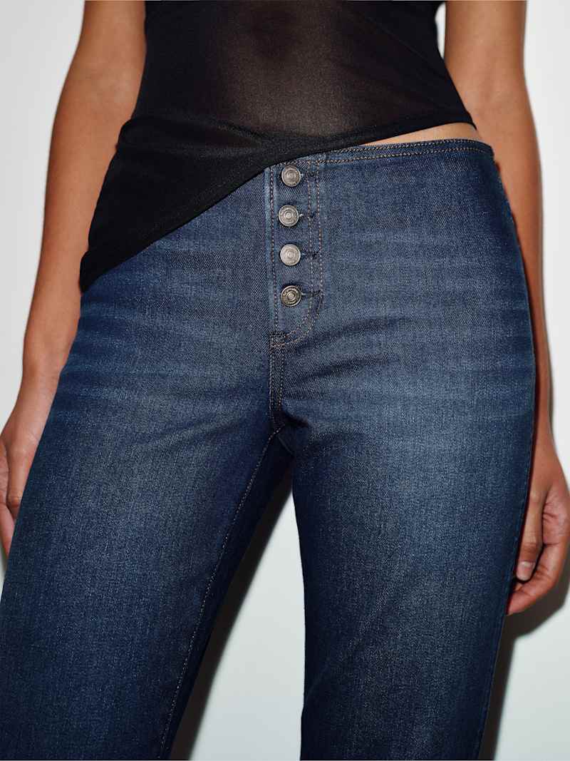 Naomi Super Stretch Low Rise Bootcut Jeans