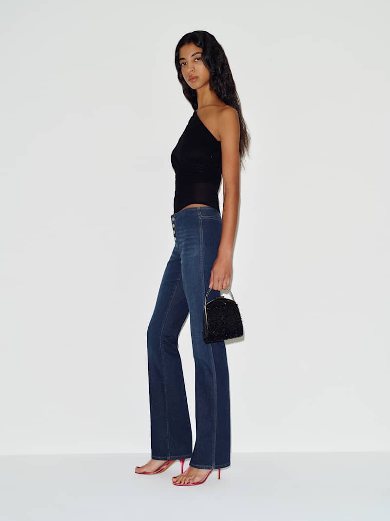 Naomi Super Stretch Low Rise Bootcut Jeans