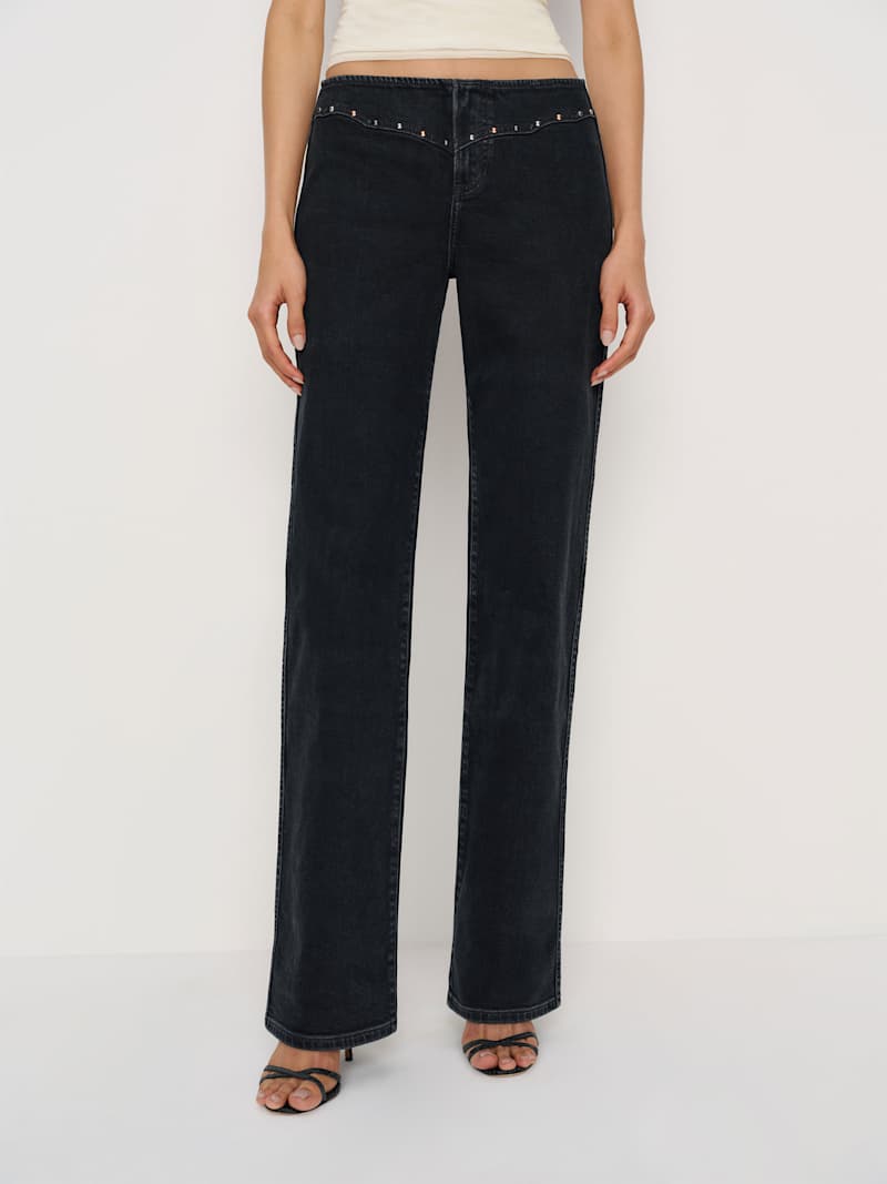 Rayla Super Stretch Low Rise Straight Jeans