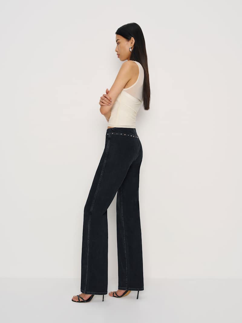 Rayla Super Stretch Low Rise Straight Jeans