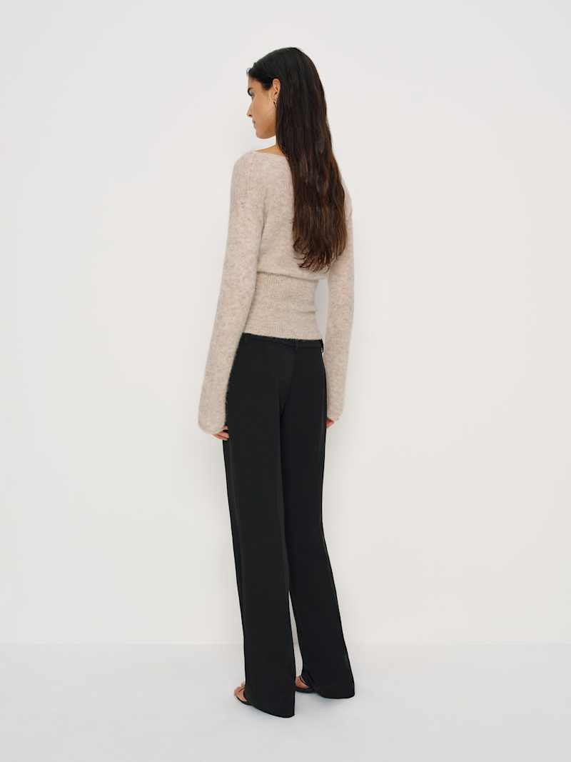 Soren Sheer Alpaca Sweater Top