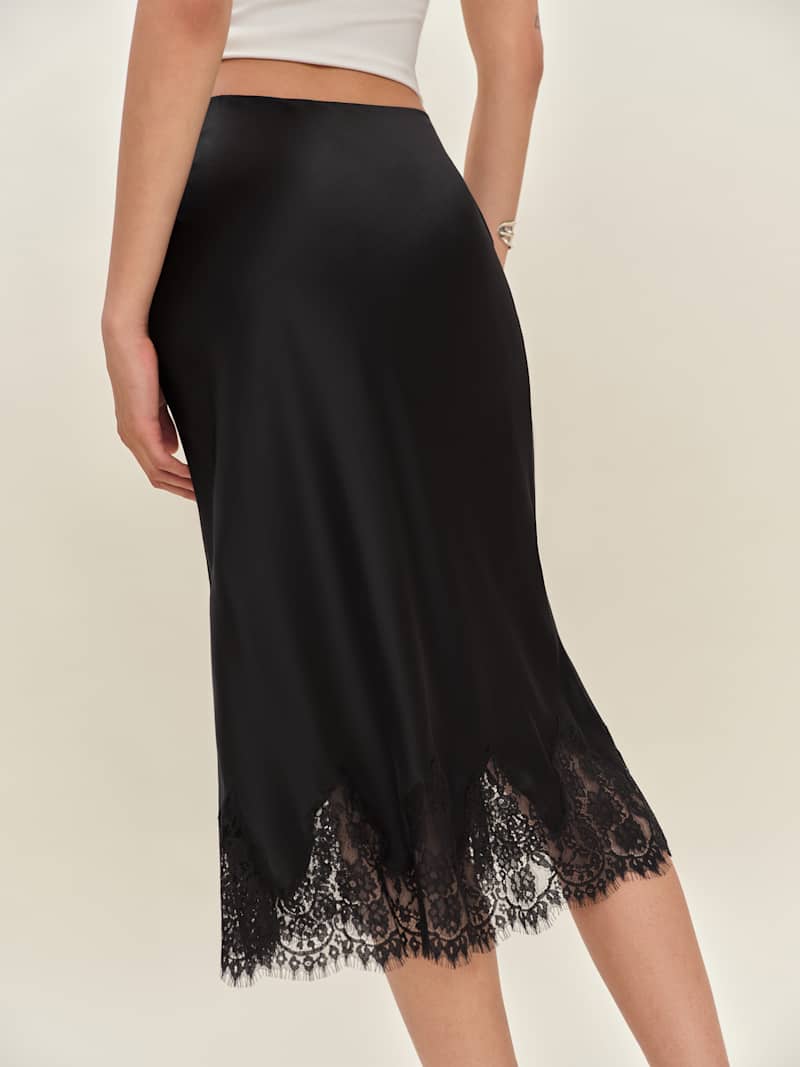 Petites Carolina Silk Skirt