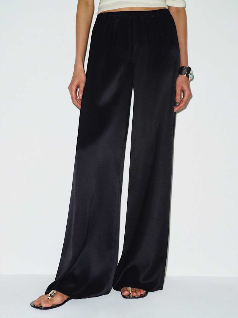 Celine Low Rise Silk Wide Leg Pant