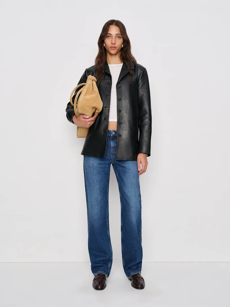 Charlee Low Rise Straight Leg Short Jeans