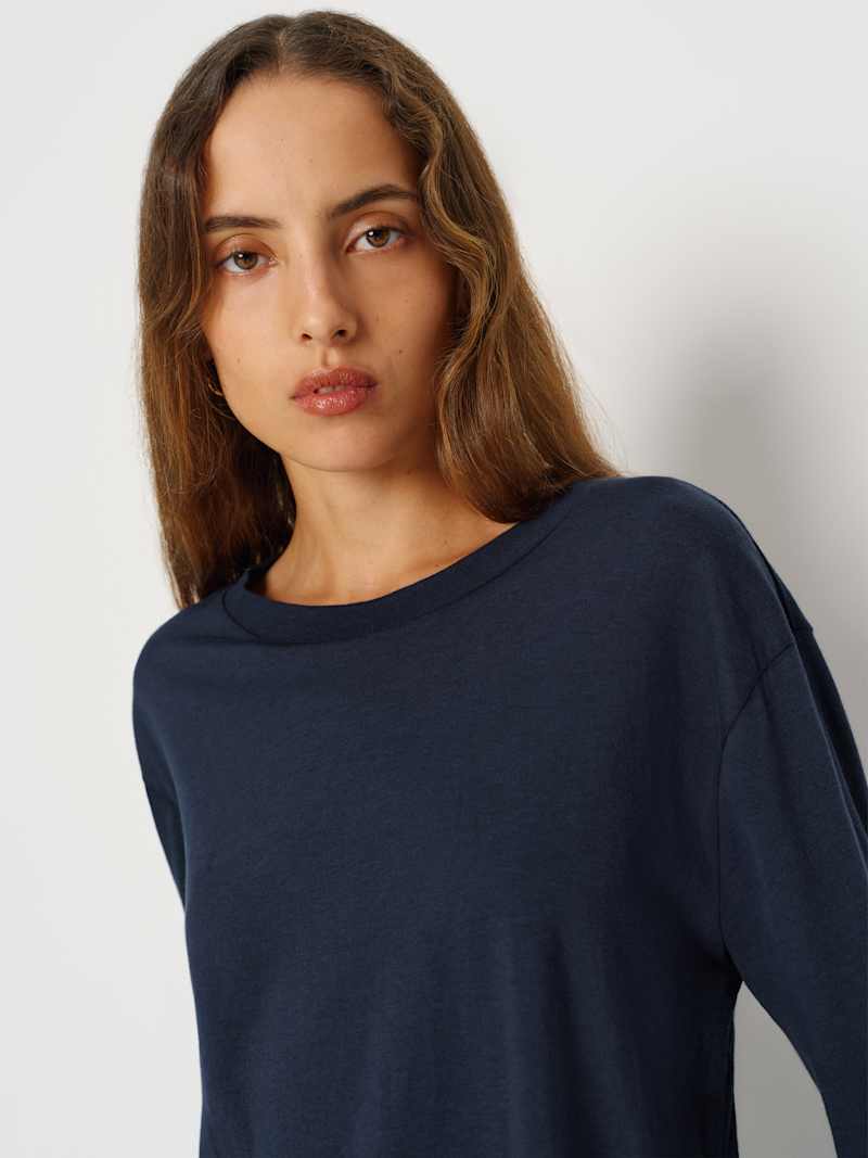 Liam Long Sleeve Oversized Tee