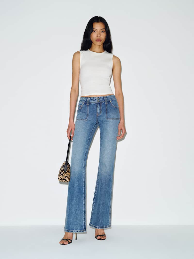 Colie Stretch Low Rise Bootcut Jeans