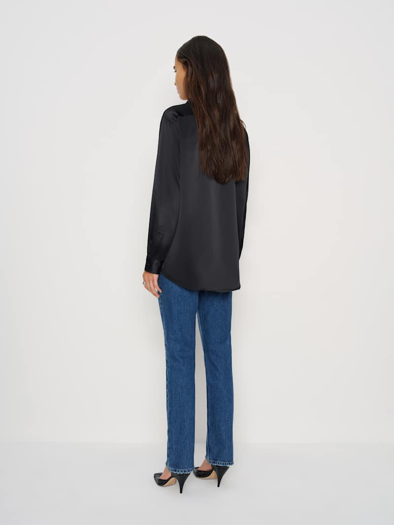 Eli Oversized Silk Shirt