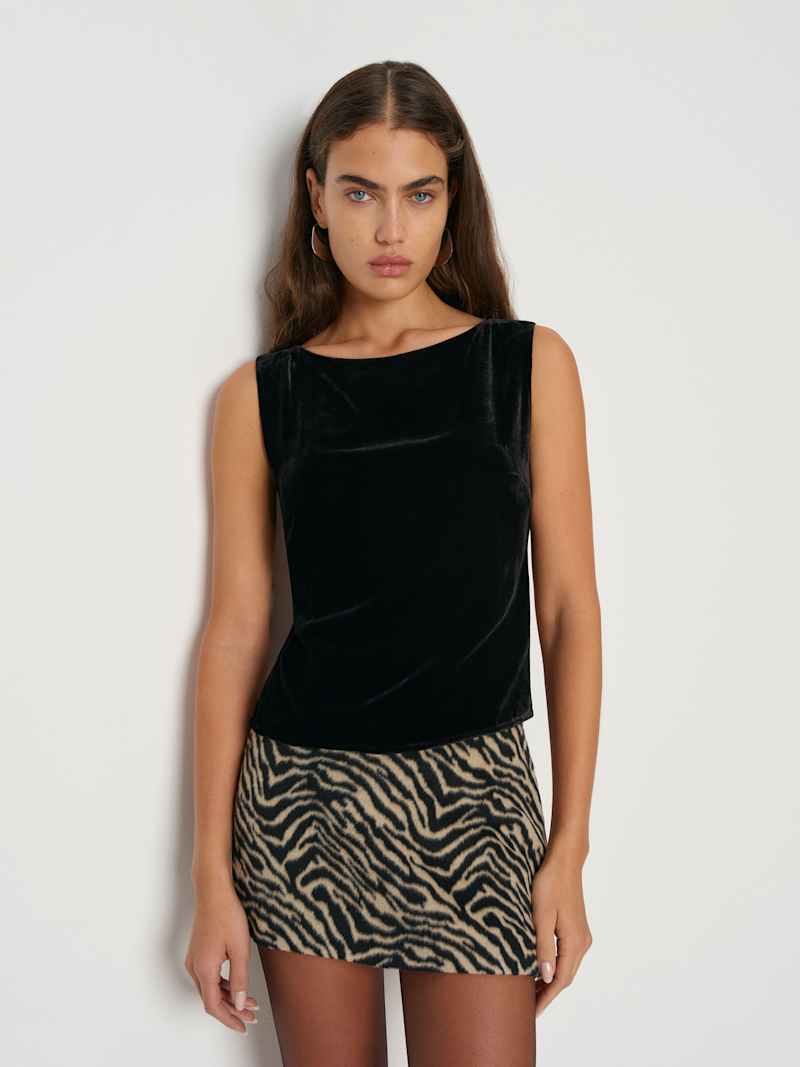 Evelina Velvet Top