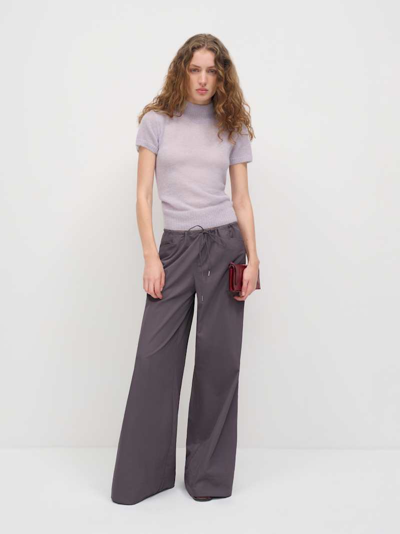 Laurel Sheer Alpaca Mock Neck