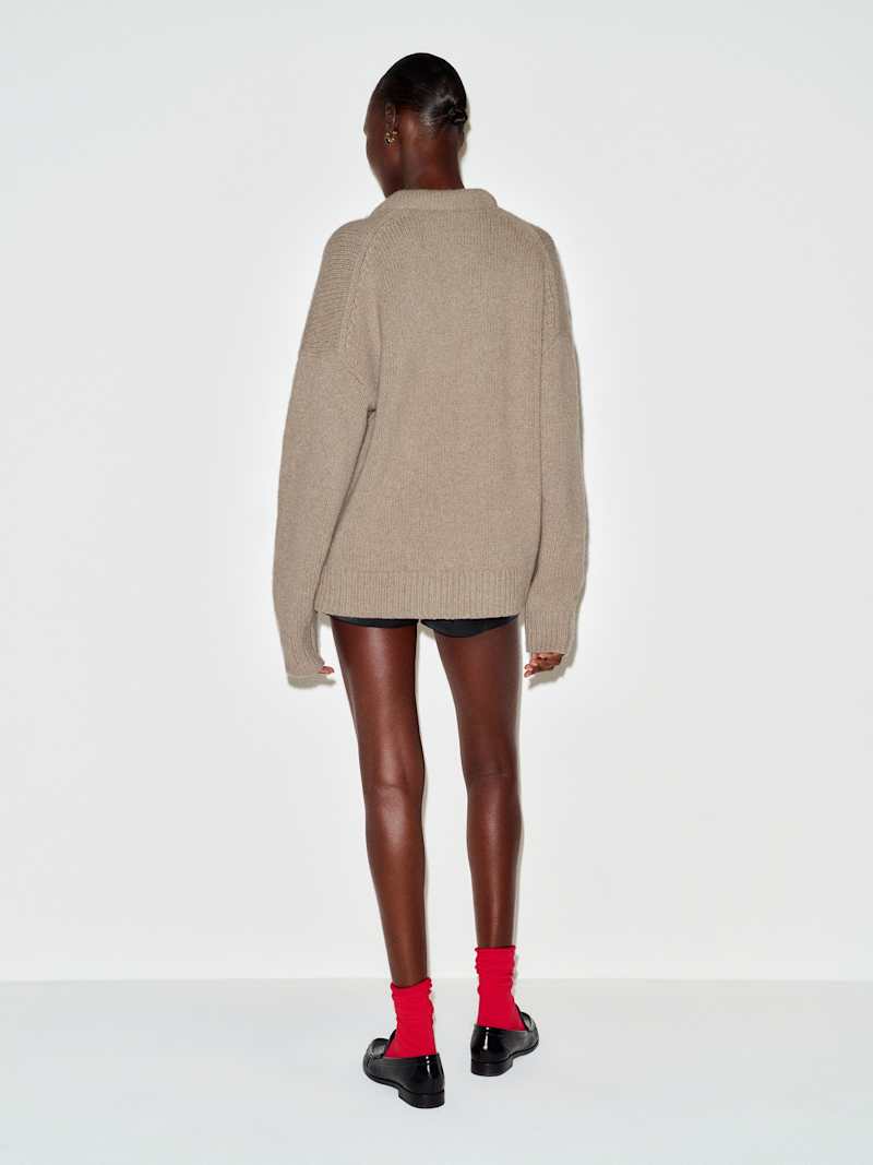 Jonie Cashmere Oversized Scoop Neck