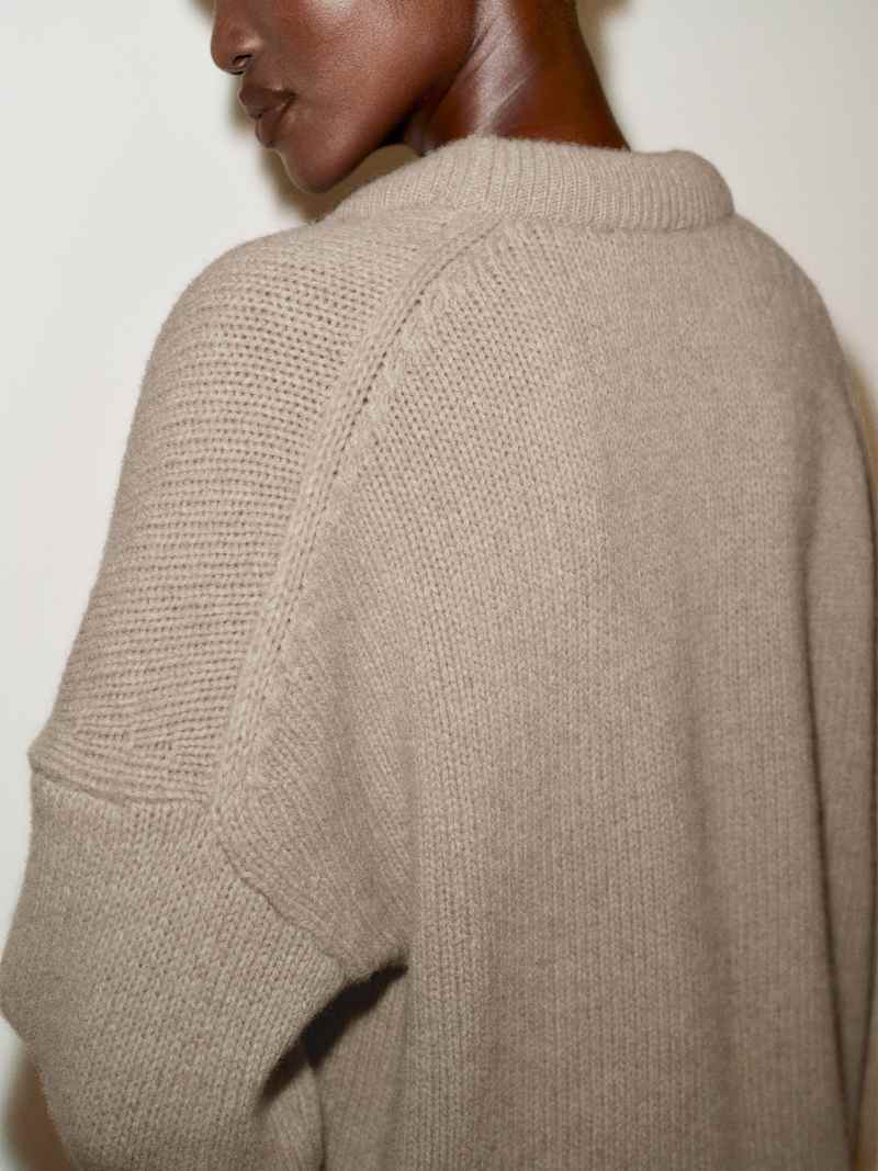 Jonie Cashmere Oversized Scoop Neck