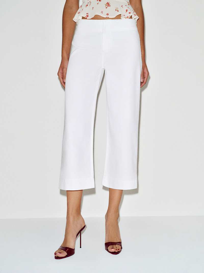 Kat Low Rise Straight Cropped Jeans