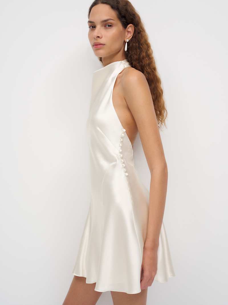Roy Silk Mini Dress