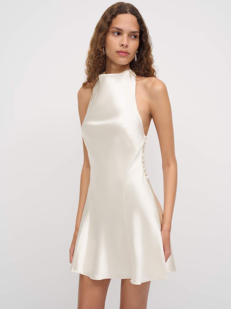 Roy Silk Mini Dress
