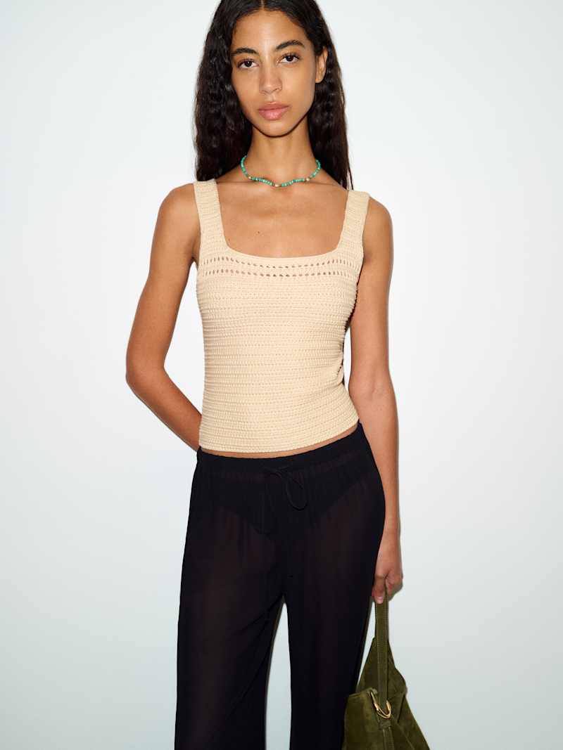 Azara Cotton Sweater Tank