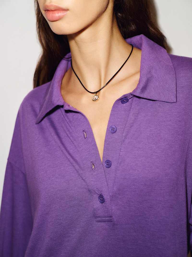 Mellen Polo Knit Top