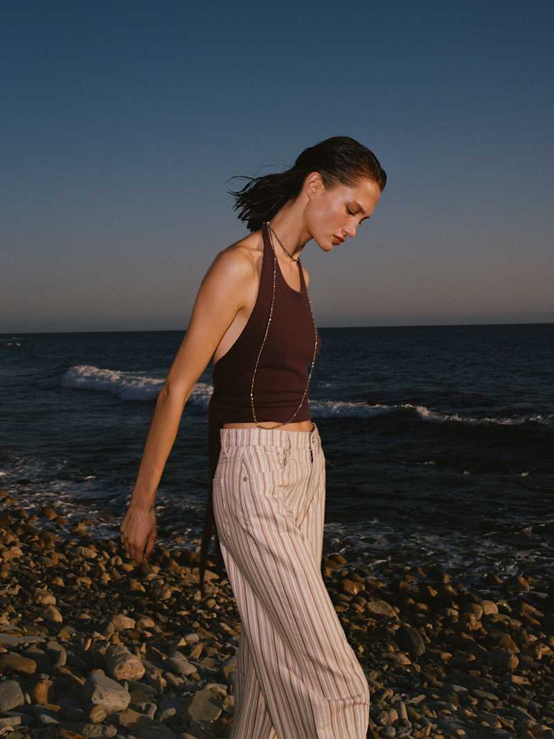 Quill Cashmere Halter Tank