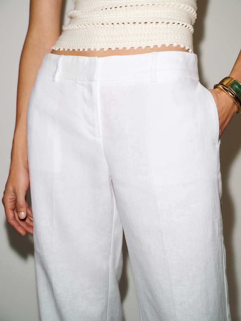 Gisele Low Rise Linen Pant