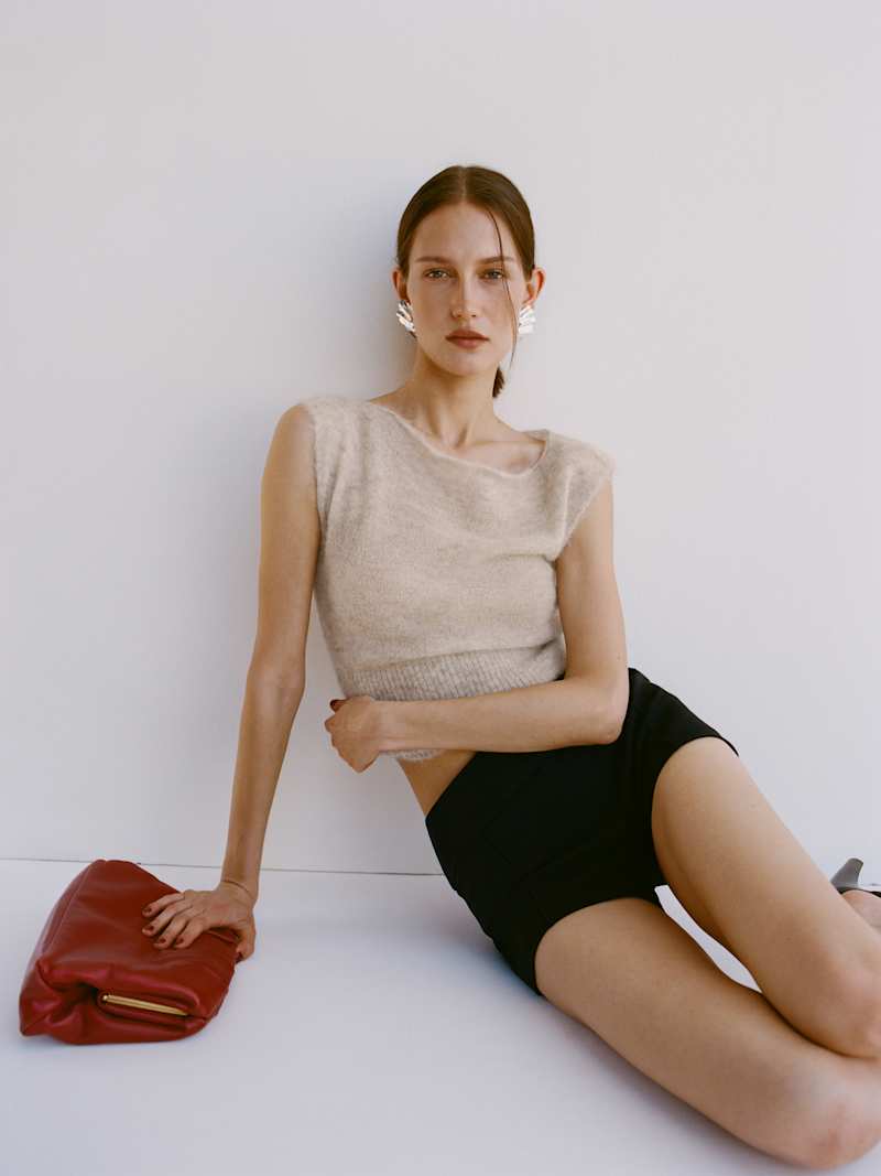 Rhiannon Sheer Alpaca Sweater Top