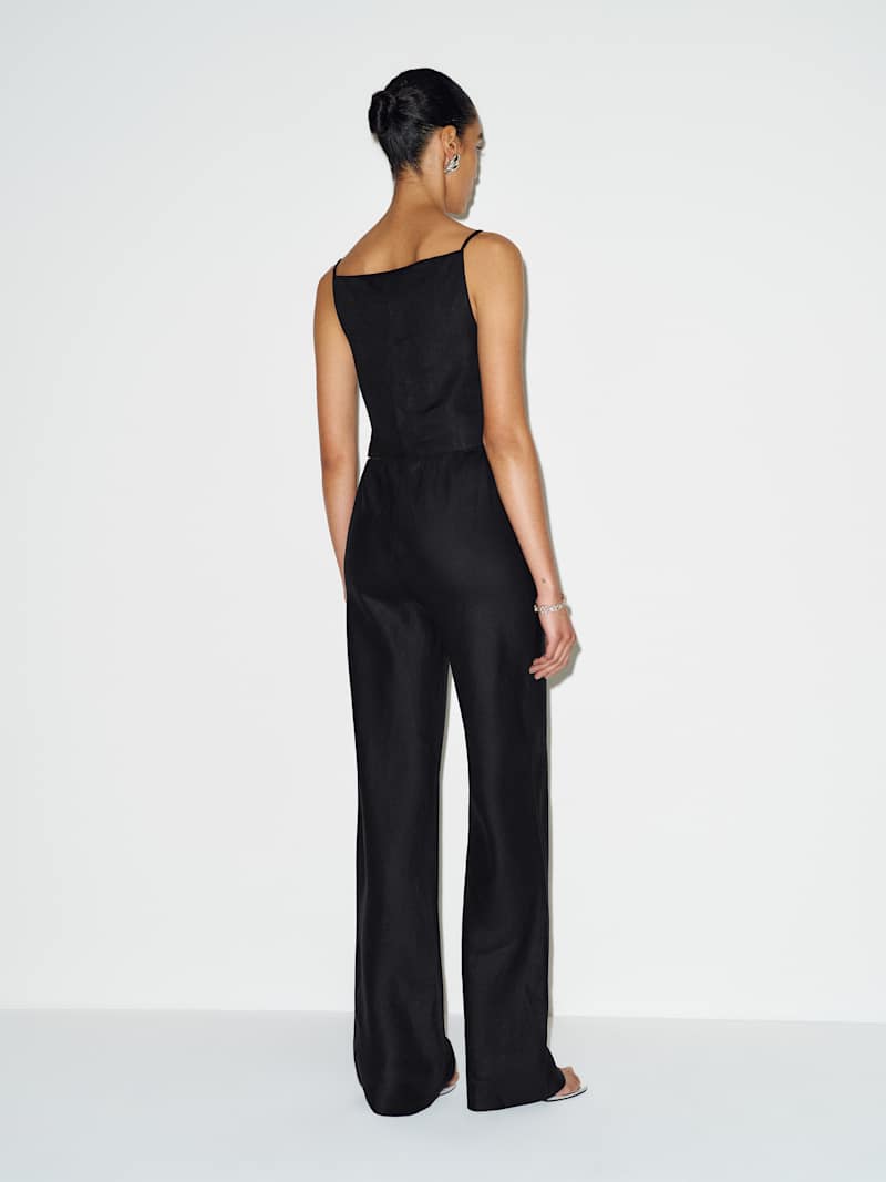 Gale Linen Mid Rise Short Pant