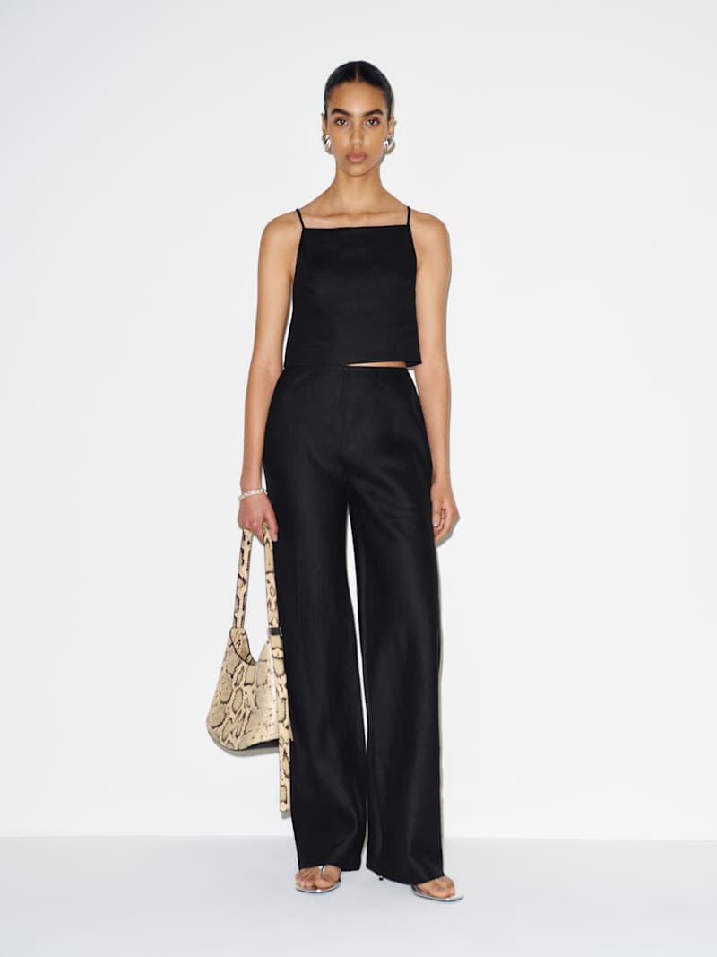 Gale Linen Mid Rise Short Pant