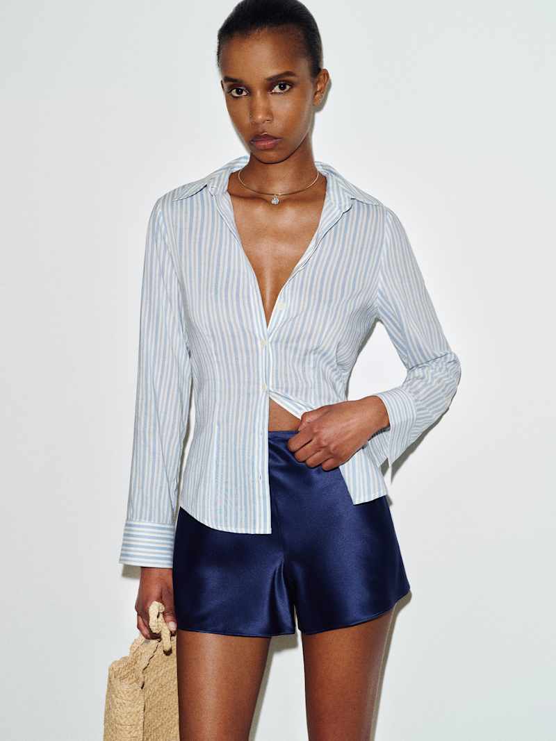 Raya Fitted Voile Shirt