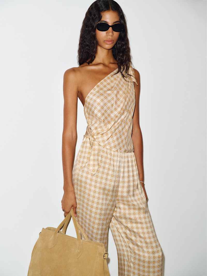 Jenni Silk Twill Jumpsuit