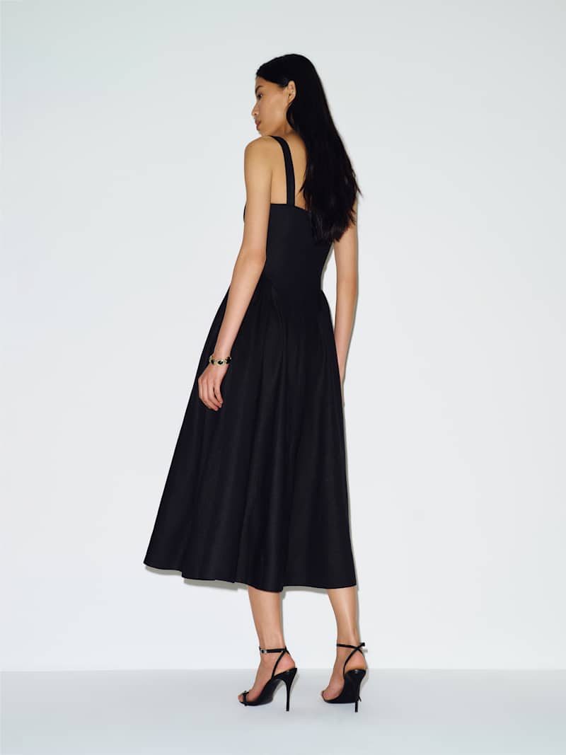 Petites Birdie Linen Dress