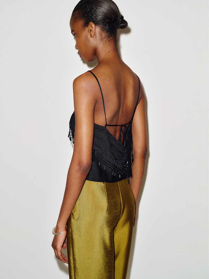 Slyvette Satin Top
