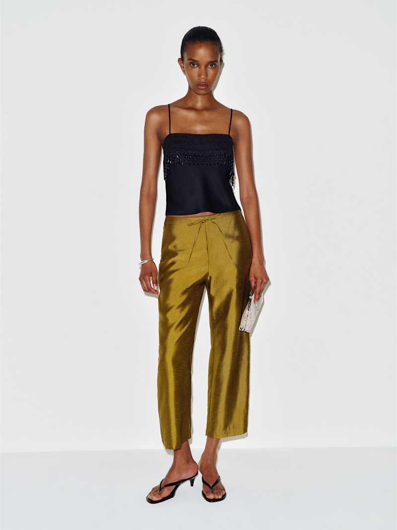 Slyvette Satin Top