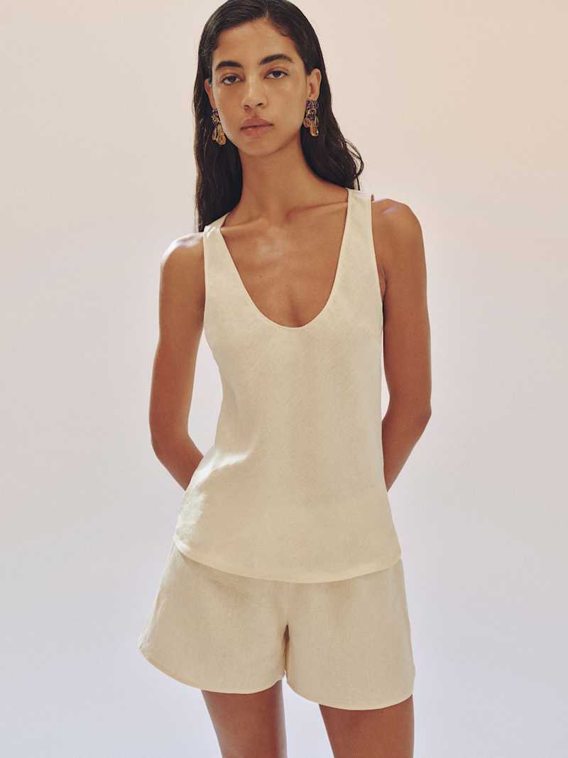 Enzo Linen Two Piece