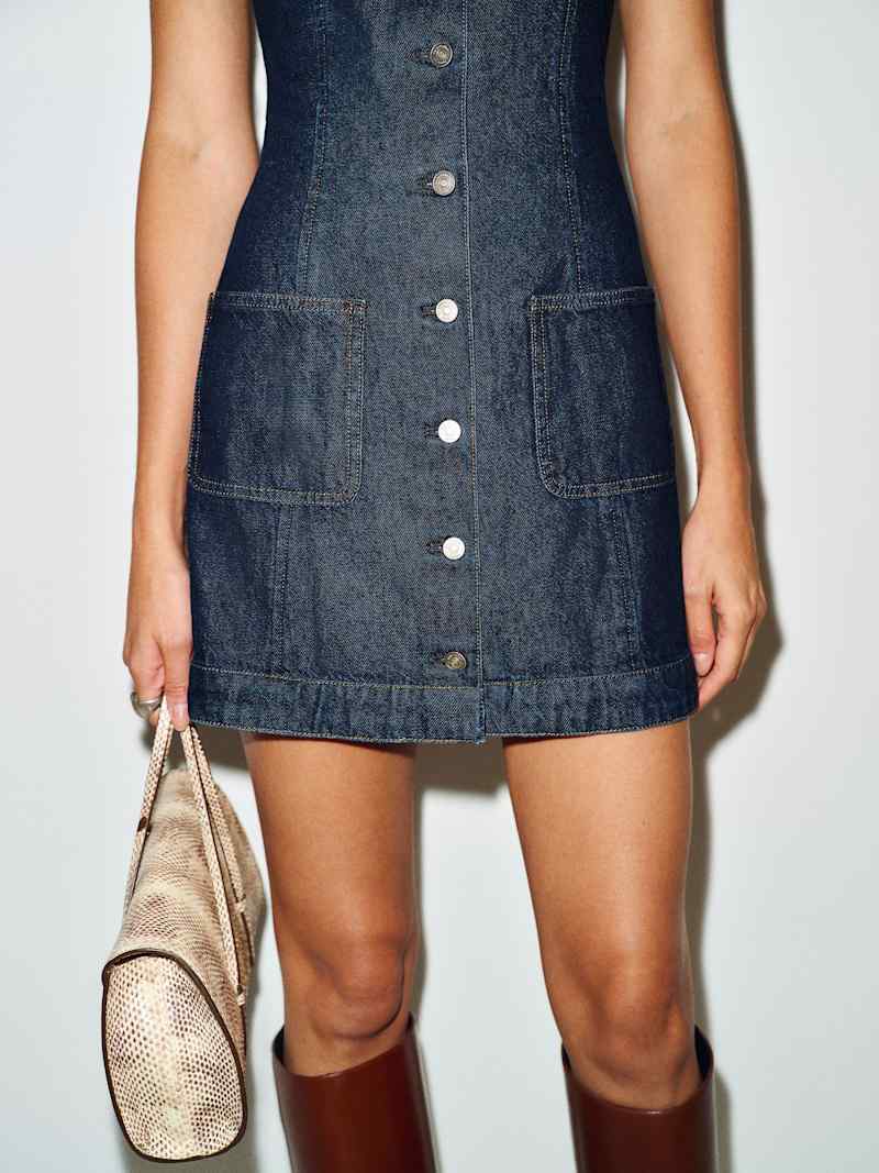 Catherine Denim Mini Dress