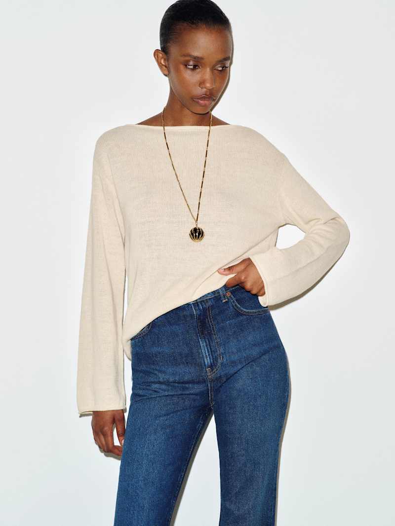 Marine Linen Cotton Sweater