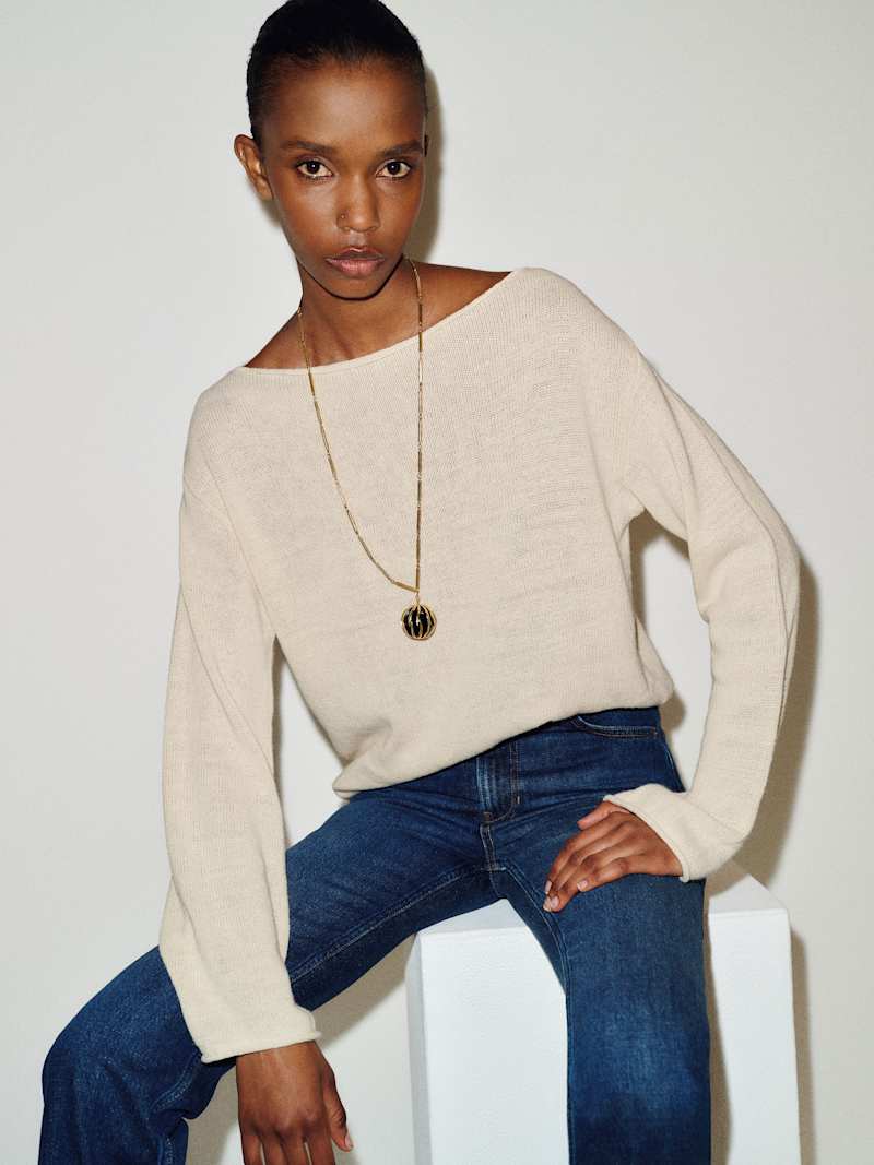 Marine Linen Cotton Sweater